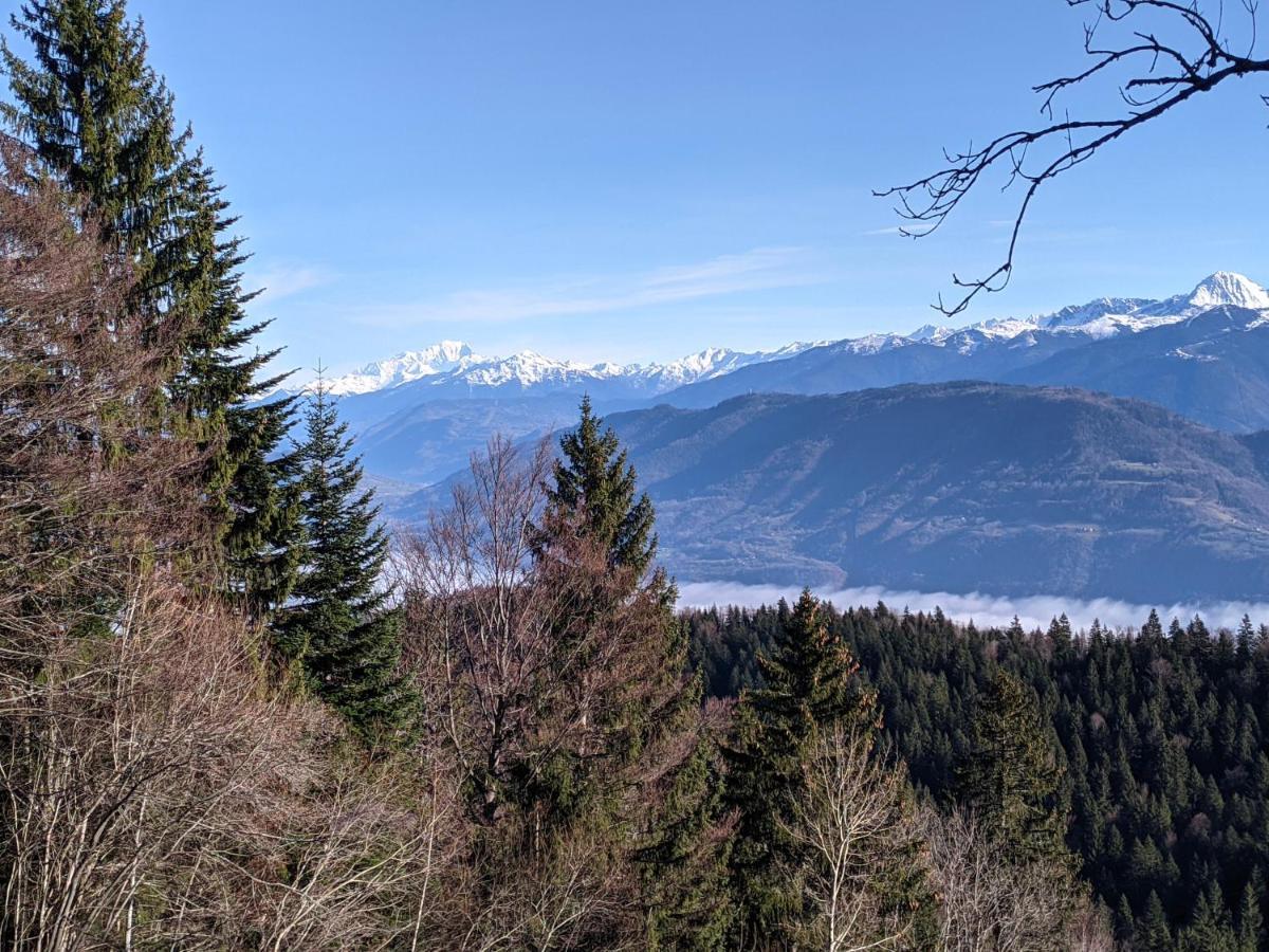 Appartement De Plain-Pied En Montagne Avec Vue Merveilleuse Sur Le Massif De Belledonne Saint Bernard du Touvet Exteriör bild